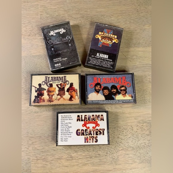 Alabama‎ Cassette Lot Of 5 - Picture 2 of 5